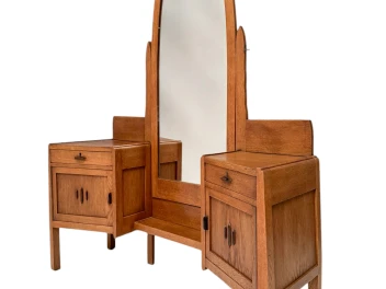 Art Deco Amsterdamse School Dressing Table or Vanity by J.J. Zijfers, 1920s